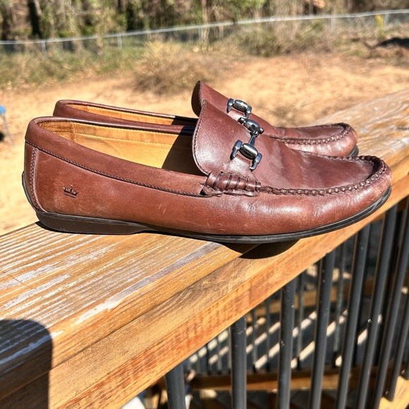 Peter Millar Other - Peter Millar Horsebit Dark Brown Leather Loafers size 10